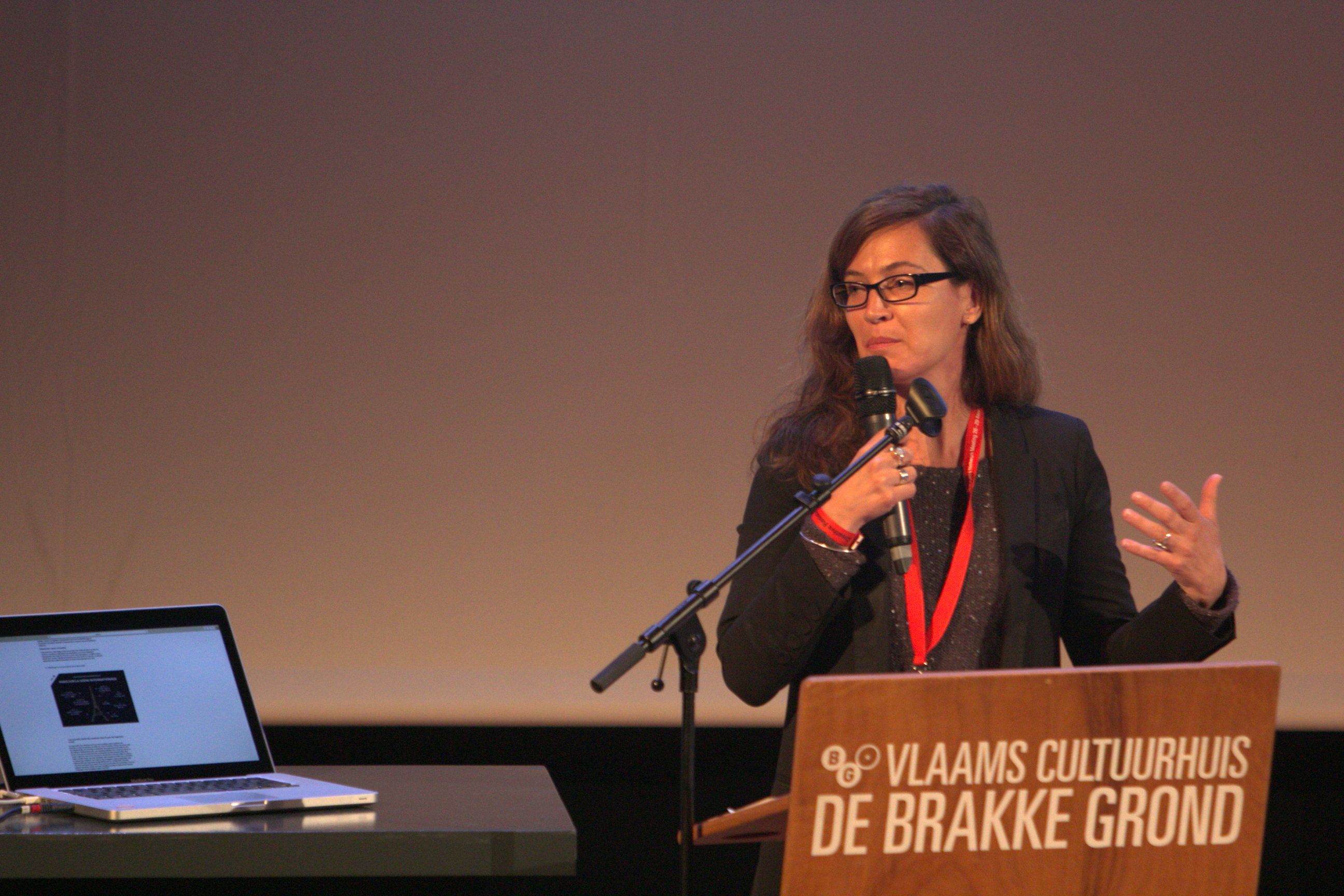 Sophie Boule, Paris announced that the next ICORN General Assembly will be in Paris. Photo.