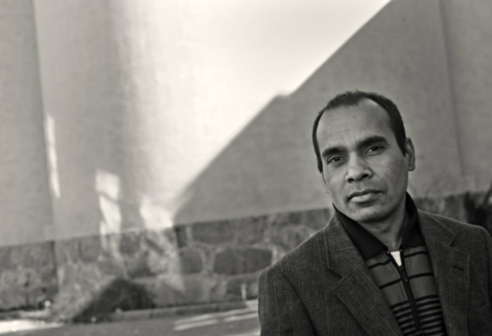 Anisur Rahman, poet and journalist from Bangladesh. Photo. 