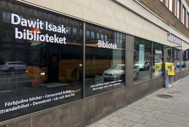The Malmö City Archives in Sweden opened the Dawit Isaak Libray 15 September 2020, a library of literature written by authors who, due to their vocation, have been subject to censorship, repression and/or forced into exile. Photo.