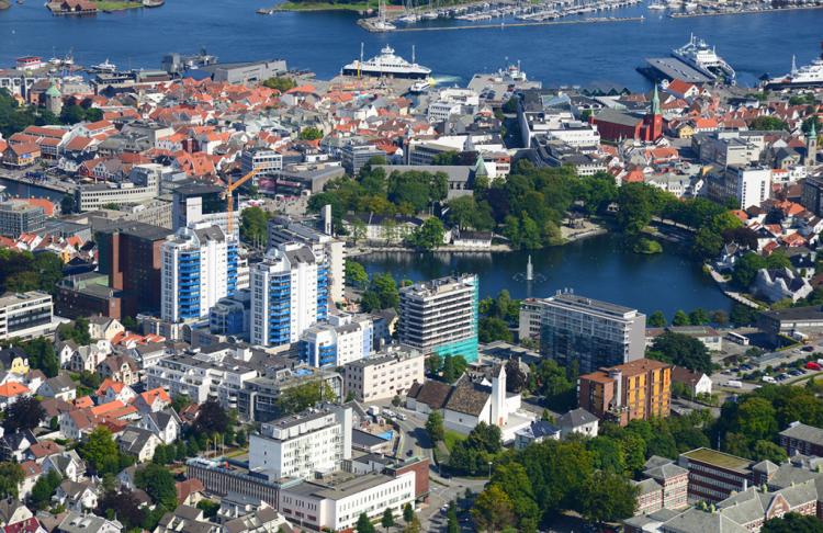 Stavanger center Photo: Harald M Valderhaug