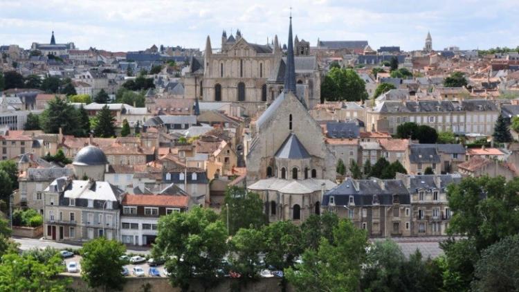 The City of Poitiers. Photo.
